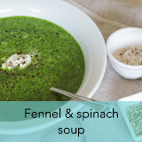 Fennel & spinach soup