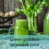 Green goddess vegetable juice