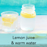 Lemon & warm water